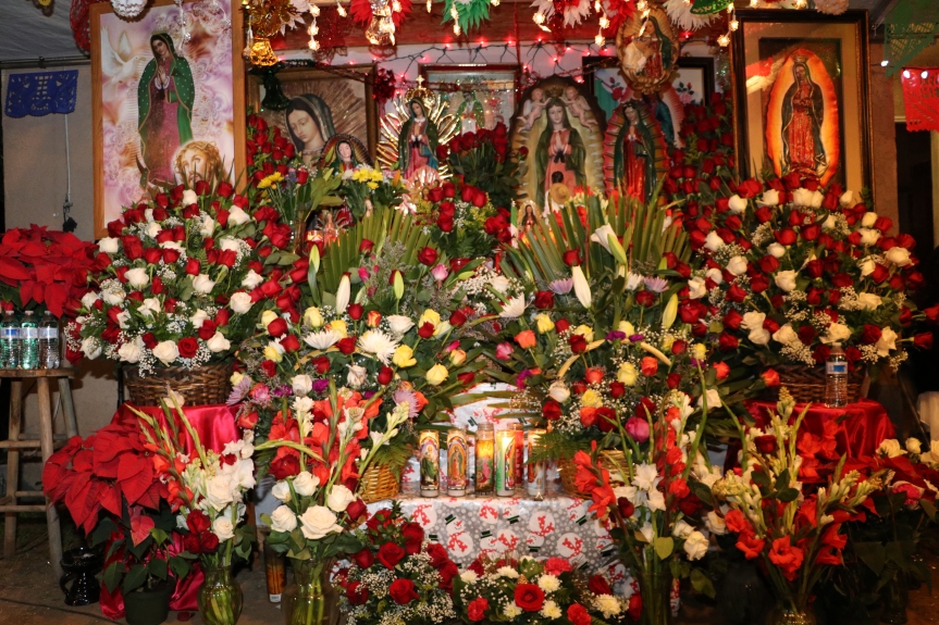 Celebration of La Virgen de Guadalupe