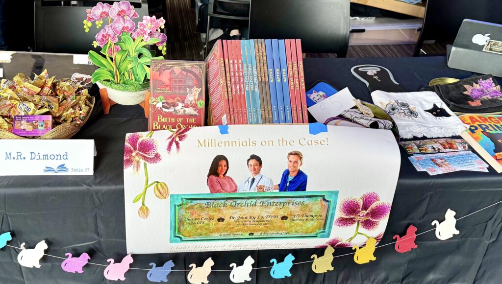 Author's table at 2025 GAB Fest